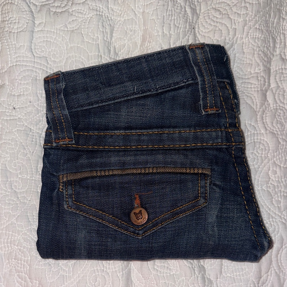 Frankie B. Jeans with Skull Patch - Picture 2 of 8